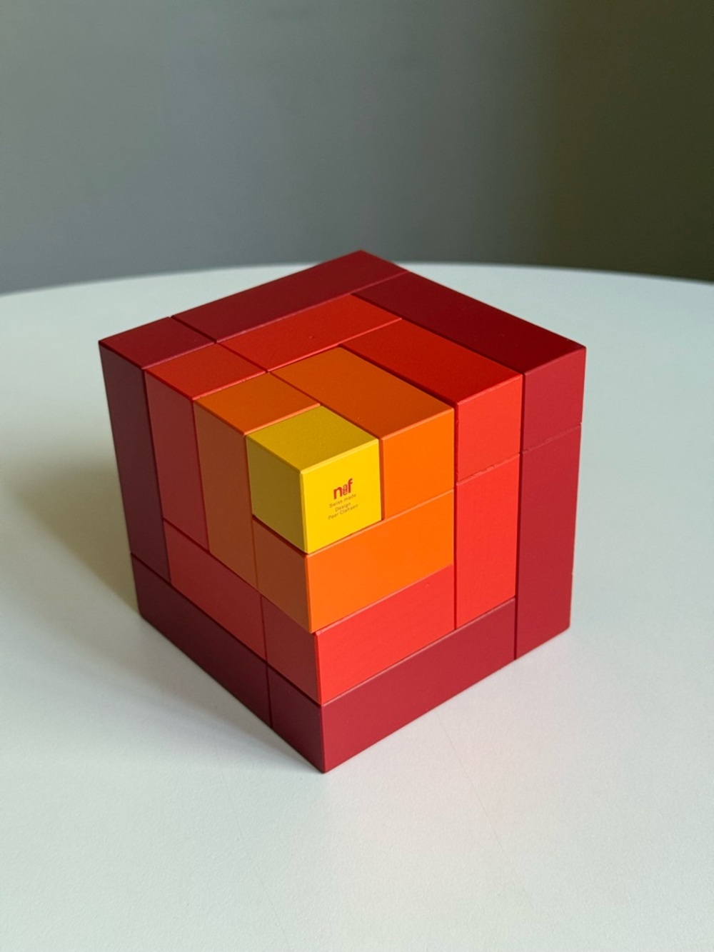 Naef Cubicus Swiss Made Vintage Wooden Puzzle Cube Peer Clahsen Bauhaus Toy